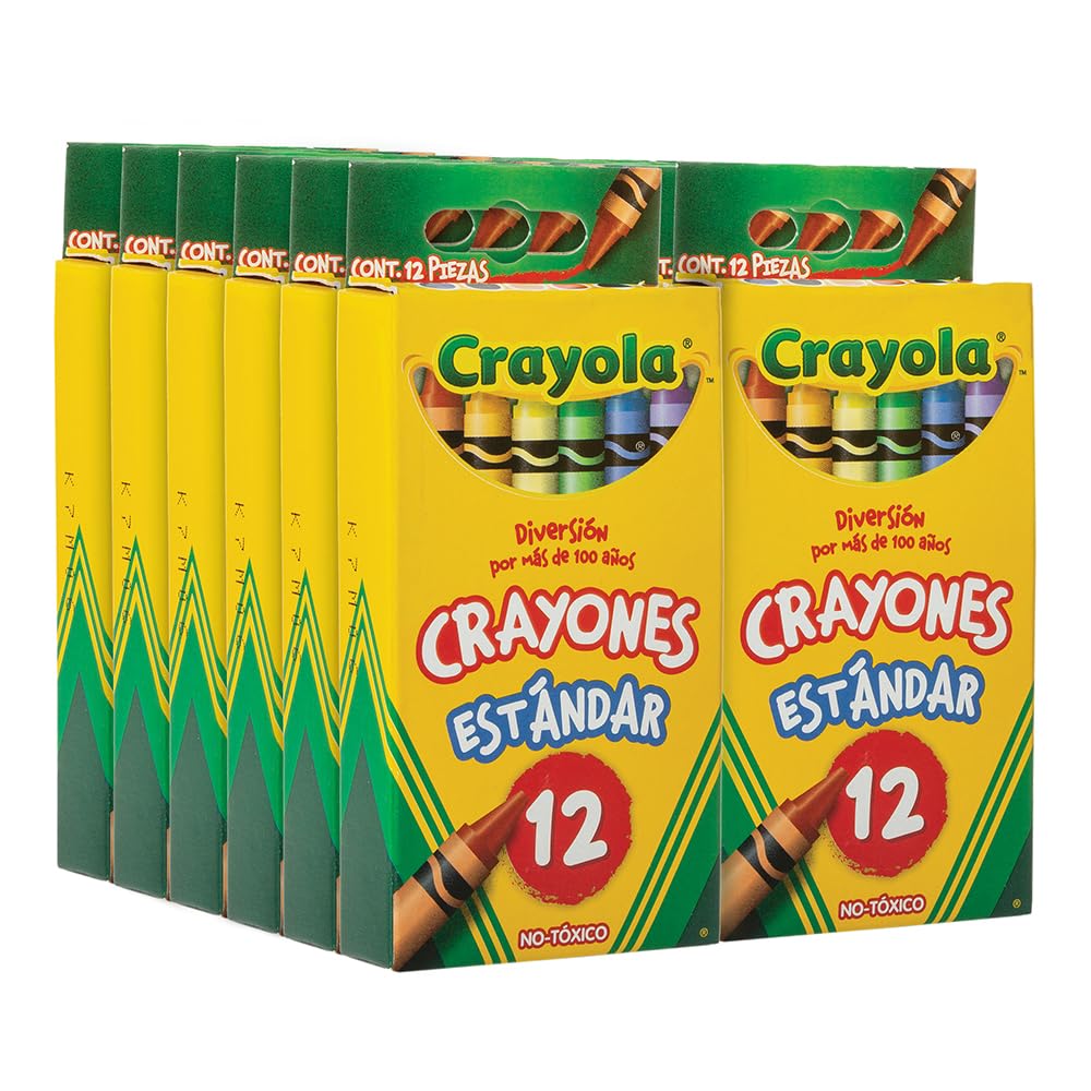 Crayola Pack de 12 Cajas de 12 Crayones Estándar