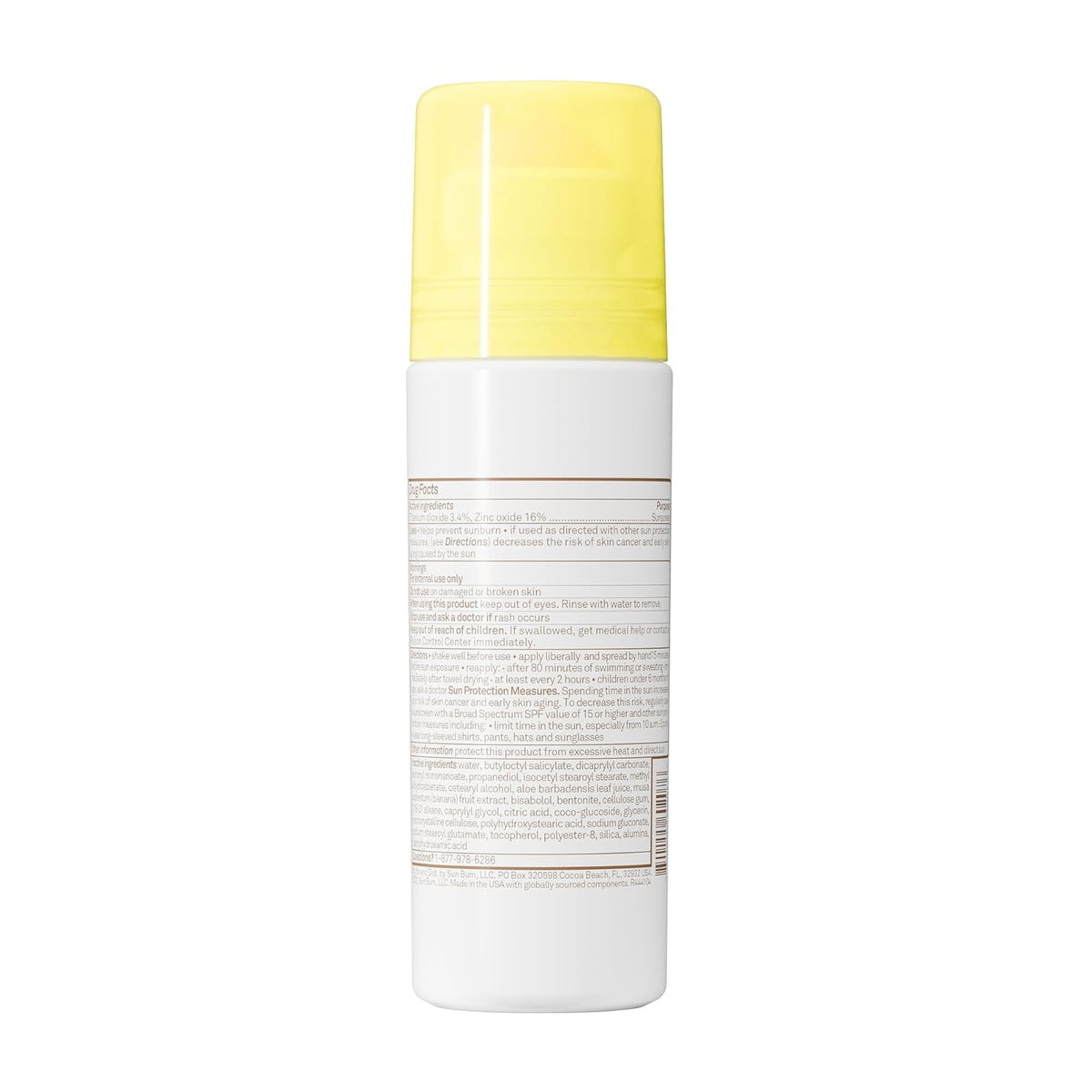 Protector solar roll-on Baby Bum Mineral SPF 50 | Vegano y compatible con la Ley de Arrecifes 104 de Hawaii (sin octinoxato ni oxibenzona) Loción protectora solar hidratante de amplio espectro UVA/UV
