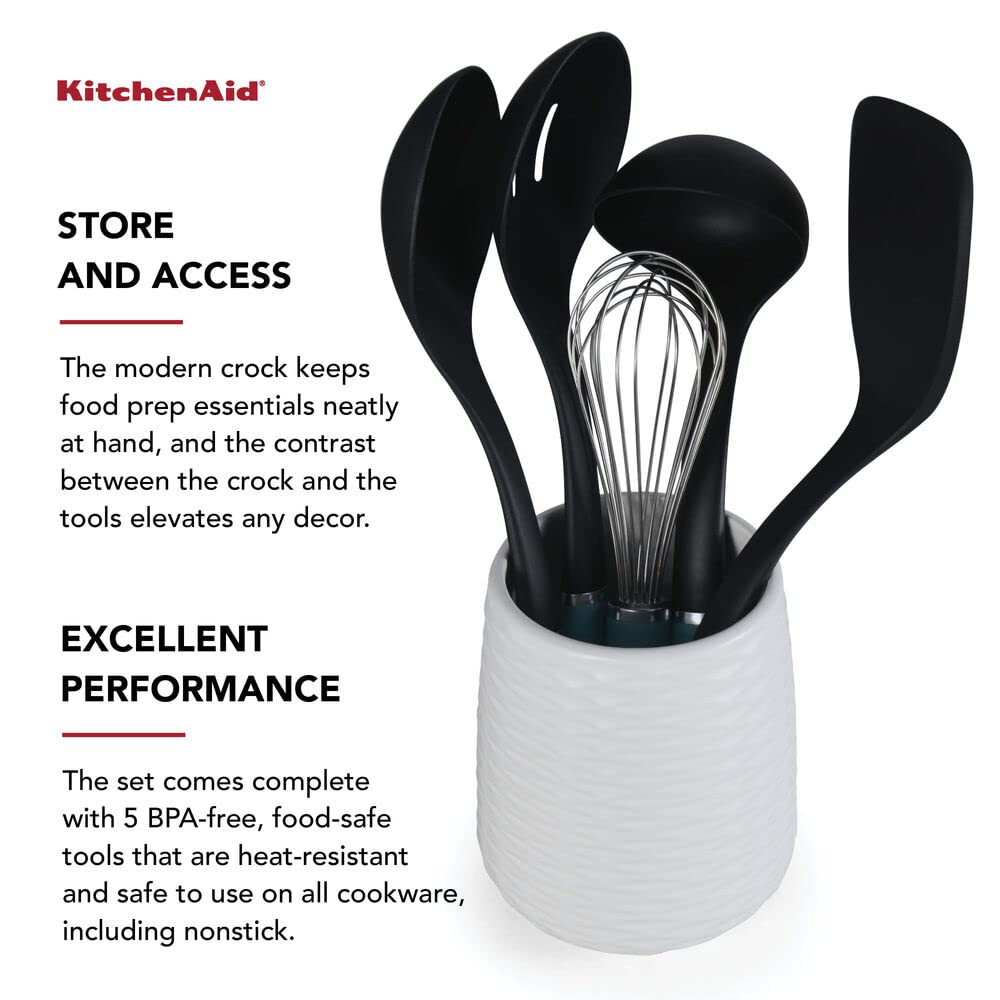 KitchenAid juego de herramientas y gaget con vasija, Agua (Aqua), 6 piezas, 1