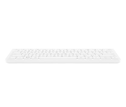 HP Teclado Inalámbrico 350, Conectividad 10 Metros, 2.4 GHz, en Español, Windows/Mac OS, Multi-Dispositivo, Blanco (692T0AA)