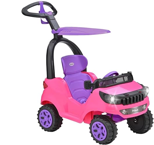 PRINSEL, Push Car Adventure MAX Girl, Color Rosa, Edad Recomendada 1 A 5 AÑOS