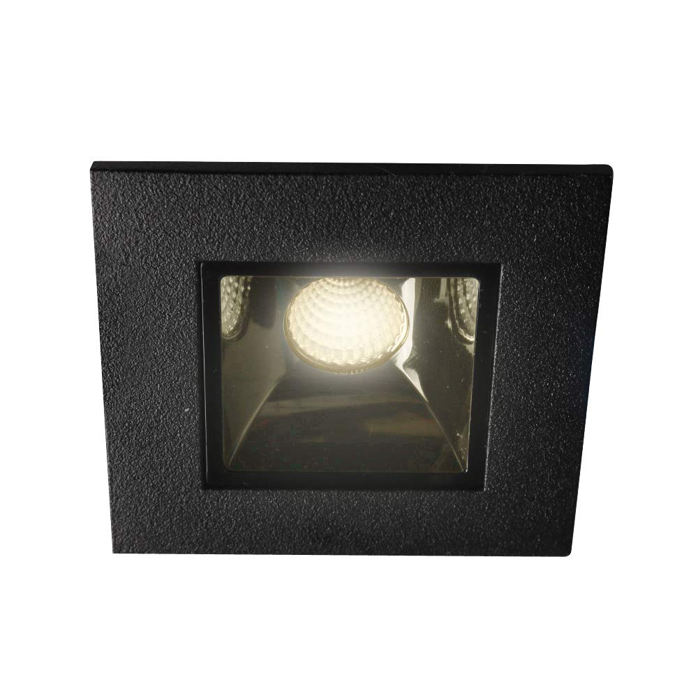 Tecnolite Lampara Empotrado en Techo Negro 3W Luz suave cálida 3YDLED3161MV30N