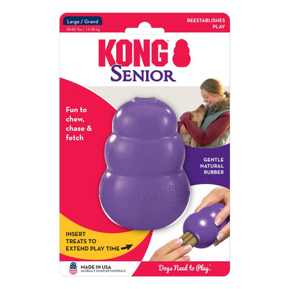 Kong Senior Kong Dog Toy, Large, Purple