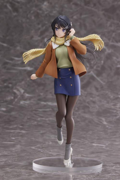 Taito Rascal Do Not Dream of A Dreaming Girl: MAI Sakurajima Figura Coreful (versión de Ropa de Invierno)