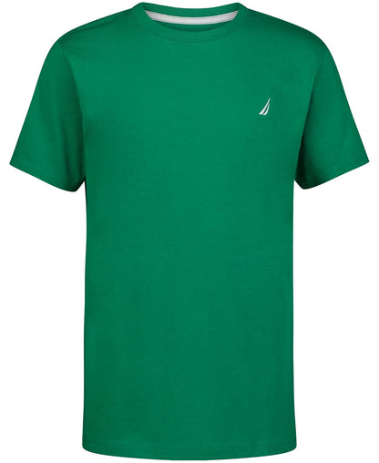 Nautica Camiseta de Manga Corta para Niño Color Ceramic - 18-20 - Verde (Pepper Green)