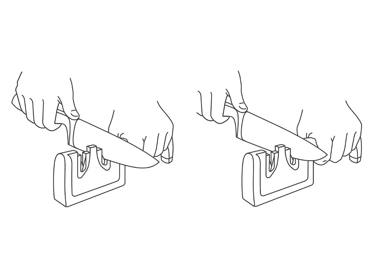 WÜSTHOF Afilador de Cuchillos Manual | Sistema de Afilado Preciso | Cuerpo de Plástico Resistente | Color Negro | Cocina Profesional