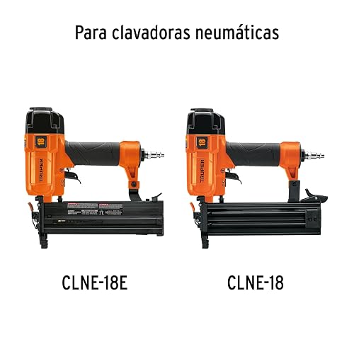 Truper CLANEU-18-32, Clavos para clavadora neumática CLNEU-2, 32 mm, 5, 000 pzas