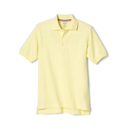 French Toast Playera Polo de Piqué de Manga Corta para Niño - 6-7 - Amarillo