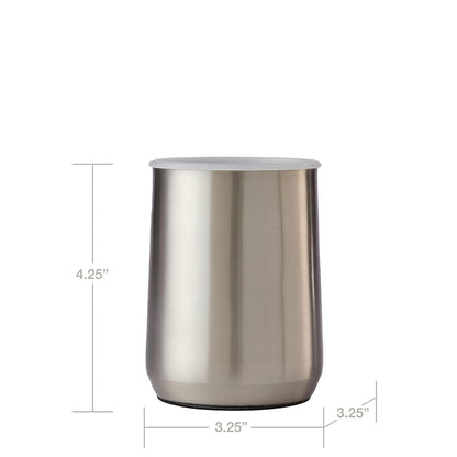 SKL Home Roche - Jabonera, Vaso, Nickel, Vaso, 1
