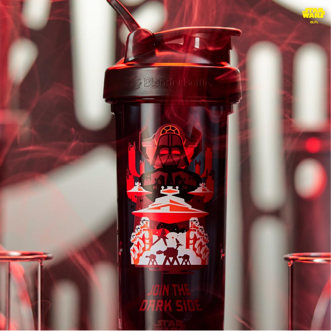 BlenderBottle Star Wars ProSeries Tritan Shaker Botella de 28 onzas, color negro