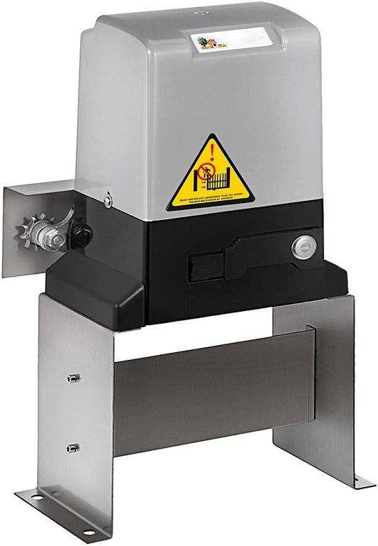 VEVOR Abridor automático de puerta corrediza 1400LBS con 2 controles remotos, kit de hardware de operador de puerta para seguridad, velocidad de movimiento de 43 pies por minuto