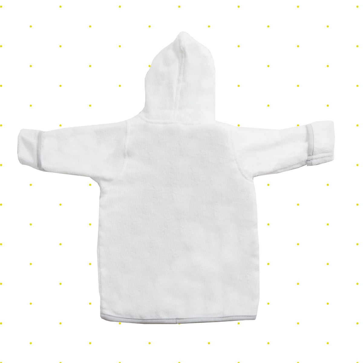 Spasilk - Albornoz de felpa con capucha 100% algodón con botines, regalo de talla única para bebé, ducha