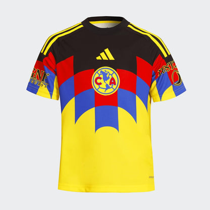 adidas adidas Playera Ca H JSY Y Jersey de Manga Corta Unisex-niños