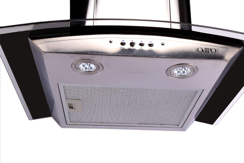 ODIPO Campana Marex 60cms Cristal Curvo Tipo Pared Control Electrico