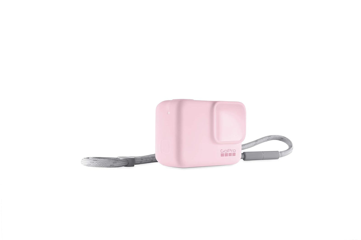 GoPro Funda cordón en Rosa (HERO7 Negro/HERO7 Plateado/HERO7 Blanco/HERO6 Negro/HERO5 Negro) - Accesorio Oficial