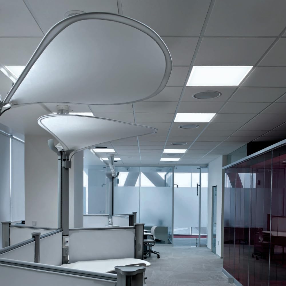 Tecnolite Lampara empotrada en techo Blanca 40W Luz de dia 40BKLED65MVB