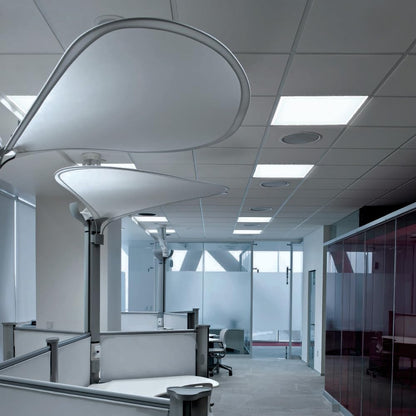 Tecnolite Lampara empotrada en techo Blanca 40W Luz de dia 40BKLED65MVB