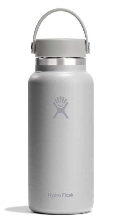 Hydro Flask Botella Termica Boca Ancha 946 ml - Aislamiento al Vacio de Doble Pared - 32 onzas - Abedul - 0.9 Litros