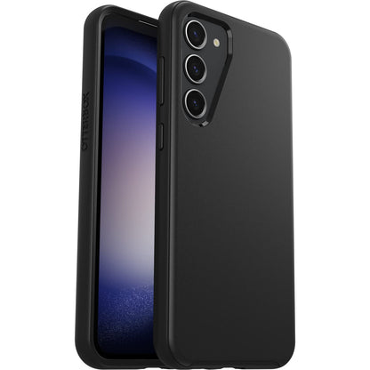 OtterBox - Funda para Galaxy S23+ Symmetry Series, Color Negro, Ultra Elegante, Compatible con Carga inalámbrica, Bordes elevados Que protegen la cámara y la visualización
