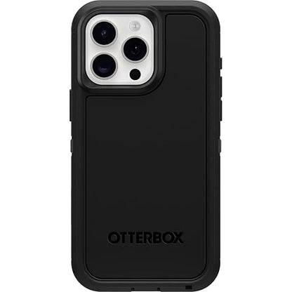 OtterBox - Funda para iPhone 15 Pro MAX (Solamente) Defender Series XT, Color Negro, sin visualización, Resistente, se Ajusta a MagSafe, Accesorio de cordón