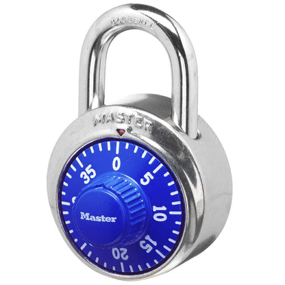 Master Lock Candado de Combinación 48 mm - 1 paquete - Azul