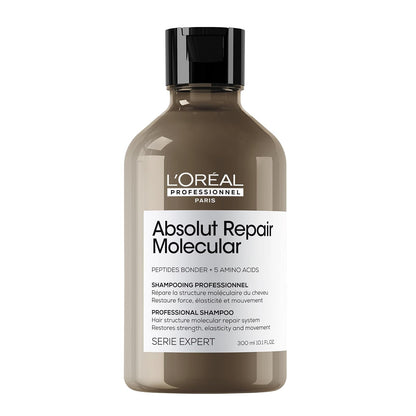 L'Oréal Professionnel Absolut Repair Molecular Shampoo Refill, Cabello Muy Dañado, 500 ml - 300ml