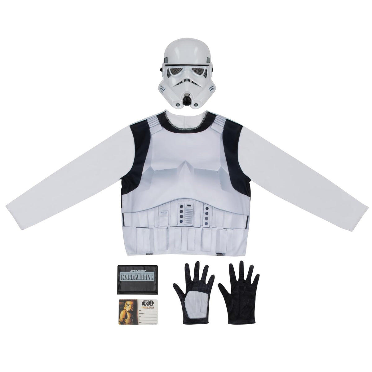 Star Wars The Mandalorian - Caja Oficial de Vestir para jóvenes, Blusas, Guantes y máscaras del mandaloriano, Boba Fett y Stormtrooper Multi
