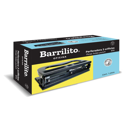 Barrilito Perforadora 3 Orificios Uso Pesado 914