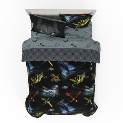 Franco Pokémon Juego de Ropa de Cama, 7 Piezas, Tamaño Matrimonial - 7 Piece Full Size - Cómo entrenar a tu dragón
