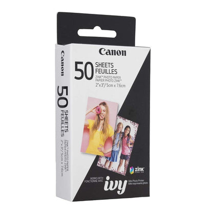 Papel Fotográfico Canon ZINK para Impresora IVY - 50 fotografías