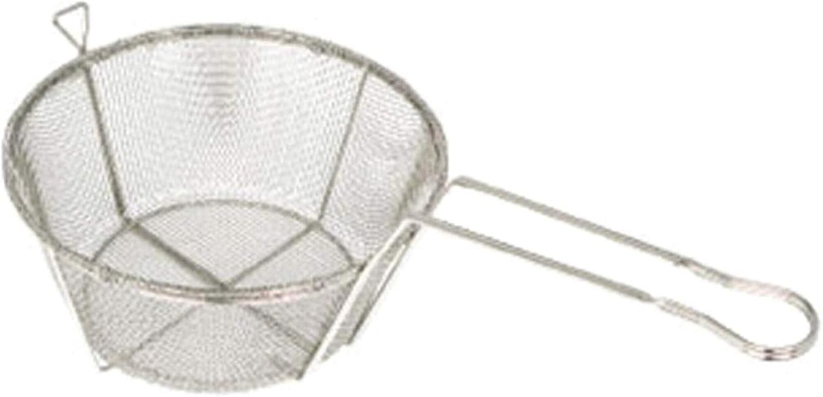 Winco Cesta redonda de alambre de 10-1/2 pulgadas, 6 malla