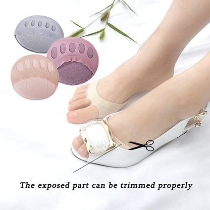 SooGree - Calcetines para dedos de los pies, 7 pares de almohadillas para orejas de tela suave de panal, almohadillas para orejas reutilizables para mujer, almohadillas para orejas metatarsianas para alivio del dolor, protector de calcetines metatarsianos