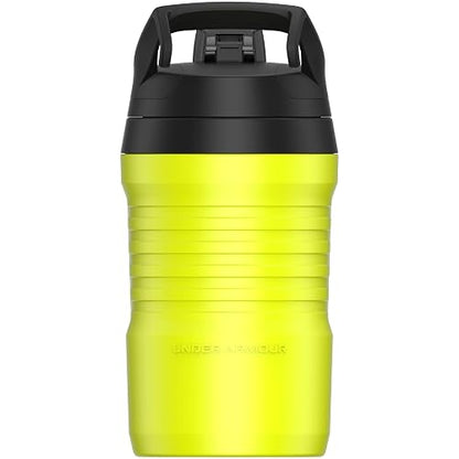 Under Armour - Botellas de agua aisladas de 32 onzas, jarra de agua deportiva con asa, gancho de cerca, resistente a fugas para béisbol, fútbol y más, botellas de agua de 32 onzas, botella de agua