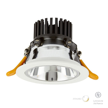 Tecnolite - Lámpara de interior LED atenuable para empotrar, 13 W, Luz blanca neutra