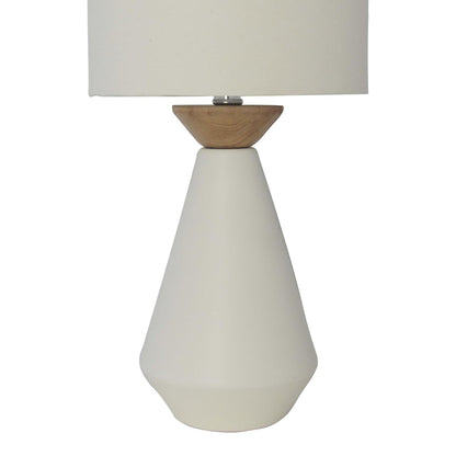 Luzerna CM-0222 Lámpara De Buro Bolus, Color Blanco Mate, 1 Unidad