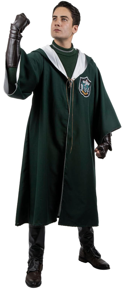 DISFRAZ QUIDDITCH SLYTHERIN, TALLA: L, Disfraz Original de Pelicula de Harry Potter, Disfraces de Magos y Deportes Ideal para Halloween y Fiestas de Disfraces