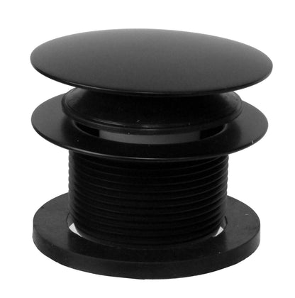 Westbrass D398R-62 - Drenaje de baño de Hilo Grueso NPSM de 1-1/2 Pulgadas, Color Negro Mate, 1 Paquete