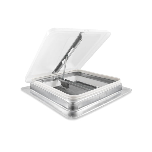 Camco Kit de Ventilación para Techo de RV Impermeable con Tapa Traslúcida 40480, Blanco