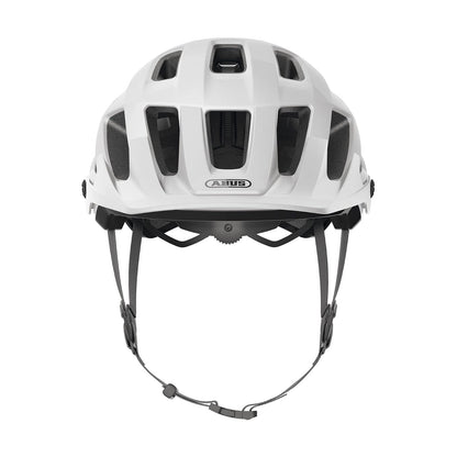 ABUS Casco MTB Moventor 2.0 MIPS - Casco de Ciclismo con protección contra Impactos para Uso Off-Road - Casco All-Mountain, Unisex - Blanco Brillante, Talla L, L (57-61 cm)