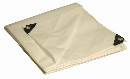 8 'x 10' Dry parte superior blanco, resistente tamaño completo 10-mil Tarp artículo #, 20 Feet x 30 Feet, Blanco
