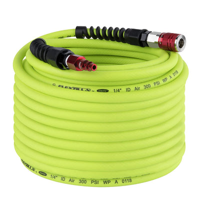 Legacy Flexzilla Pro Manguera de Aire Híbrida con Acoplador - Flexzilla con enchufe y acoplador - 1 - 4" (inches) x 100' (feet)