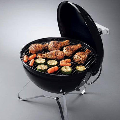 Weber 40020 Smokey Joe Premium 14-Inch Portable Grill | Portátil 14 pulgadas, carbón, capacidad 5 hamburguesas, esmaltado porcelana