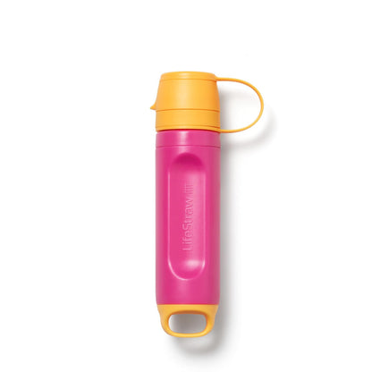 LifeStraw Peak Series - Filtro de agua personal para senderismo, camping, viajes, supervivencia y preparación para emergencias Elimina bacterias, parásitos y microplásticos, limonada rosa - Rosa (Pink Lemonade)