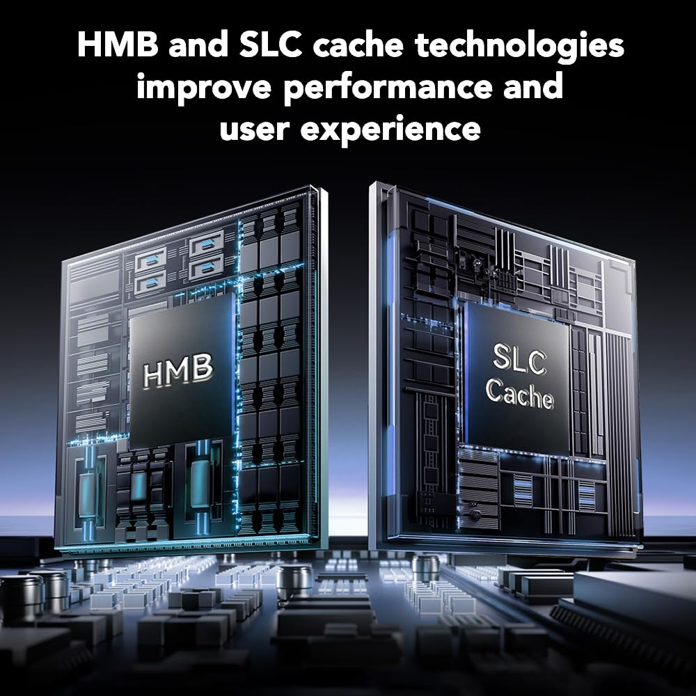 Lexar 1TB NQ780 SSD PCIe Gen4 NVMe M.2 2280 Unidad Interna de Estado sólido, hasta 6500/2500 MB/s de Lectura/Escritura, Compatible con PS5, para Jugadores y Creadores (LNQ780X001T-RNNNU)