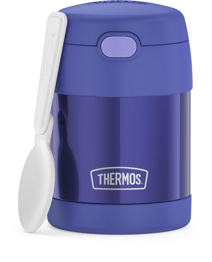 Thermos FUNtainer Tarro Térmico Infantil 10 oz con Cuchara - Tarro de comida - 10 onzas (295.73ml) - Morado