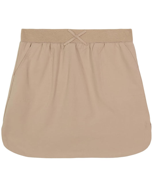 Izod Patinete Plisado para Uniforme Escolar Skort (Falda con pantalón Corto) para Niñas