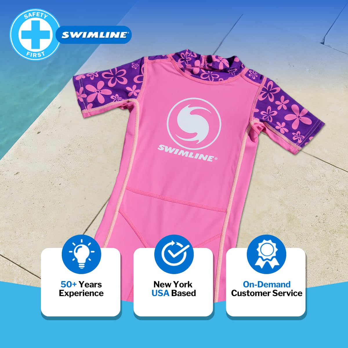 Solsticio por International Leisure Productos Swimline Lycra Flotante Swim Trainer-Girls
