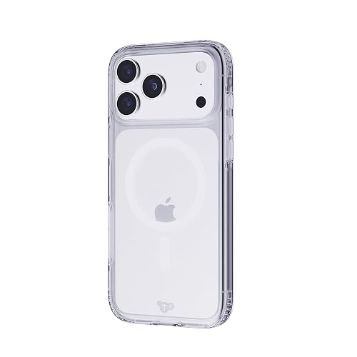 Tech21 EvoClear Funda para iPhone 17 Pro MAX - Transparente | Funda Protectora Delgada | Protección contra Impactos | Compatible con MagSafe