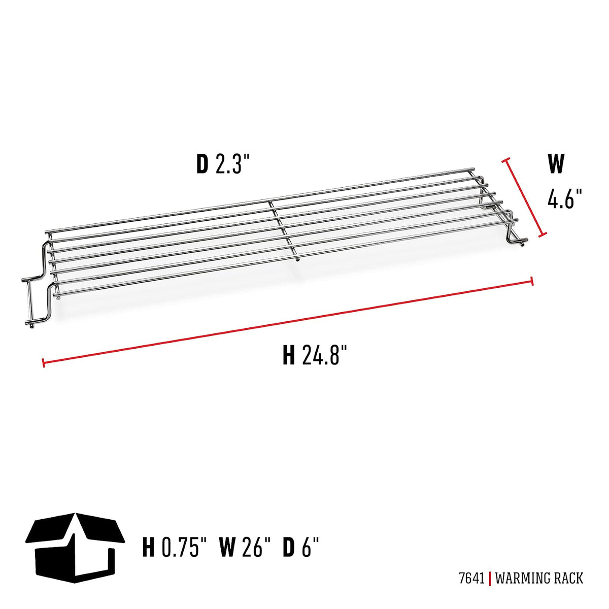 Weber 7641 Warming Rack for Spirit 300 Series Gas Grills