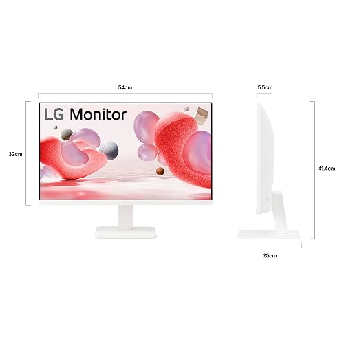 LG Monitor 24MR400-W IPS (1920 x 1080) 24" Refresh Rate 100 Hz, Tiempo de Respuesta de 5 ms (GtG), Contrast Ratio 1000:1